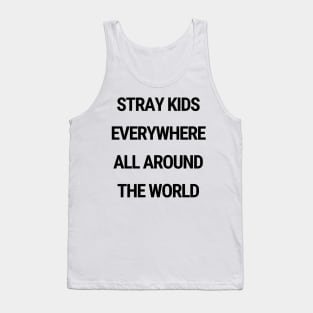 Stray Kids everywhere all around the world Tank Top